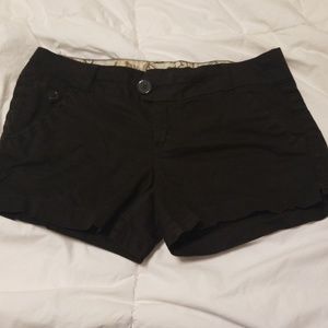 Black dress shorts